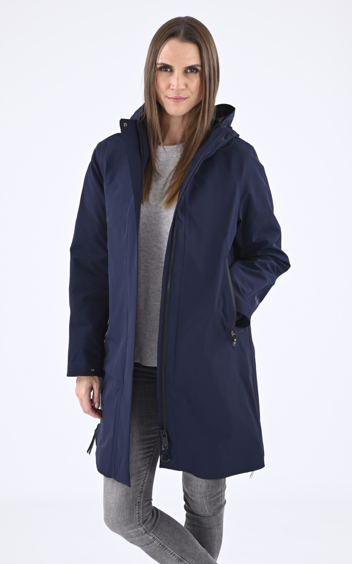 A "PLANCK QW497" Marine Krakatau 3/4 Parka Femme opened photo 2