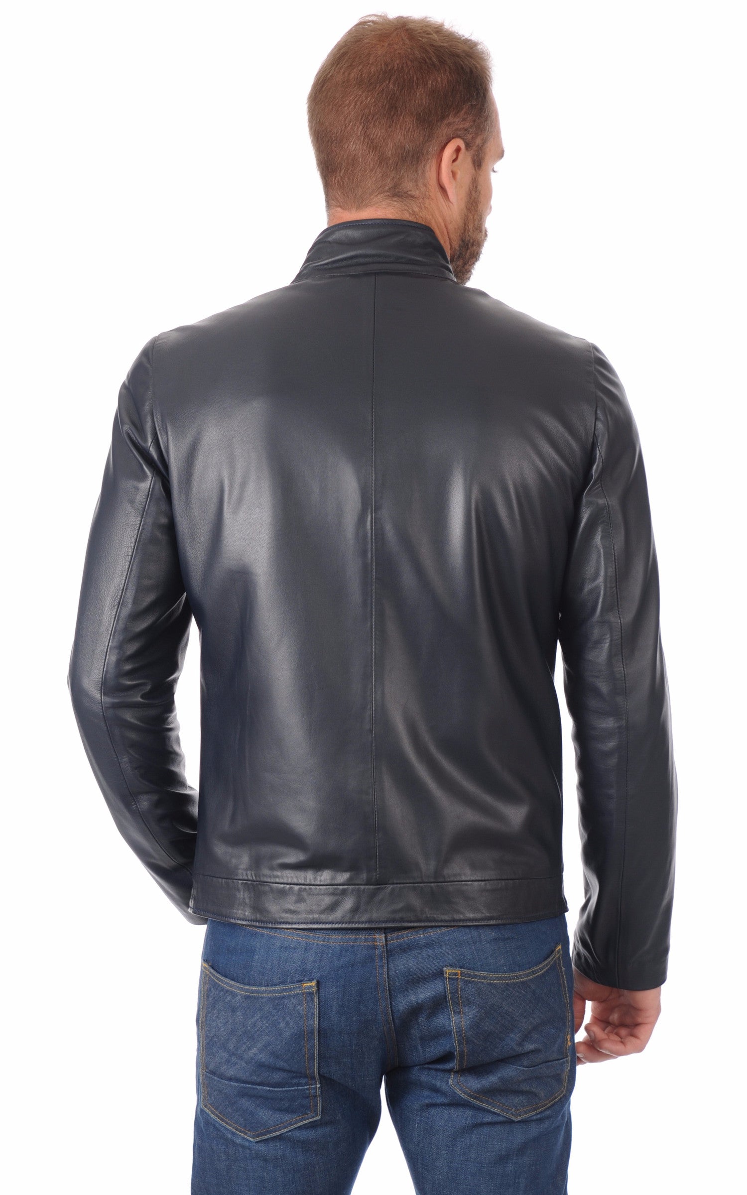 A &quot;TRENDY&quot; Marine La Canadienne Blouson Homme back photo 4