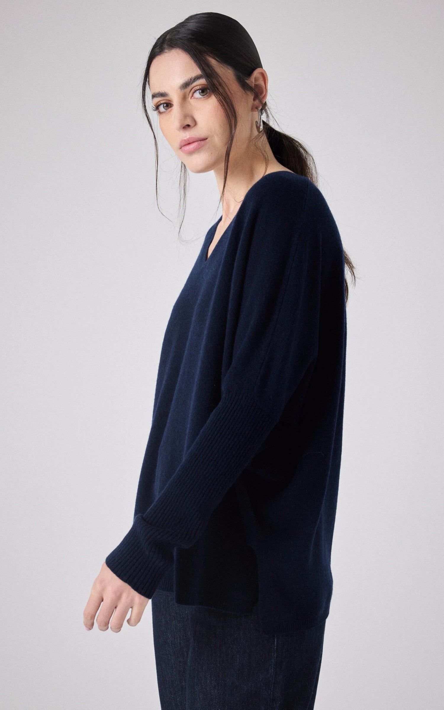 A &quot;FAUSTINE 4604001C&quot; Bleu Notshy pull_poncho Femme interior photo 3