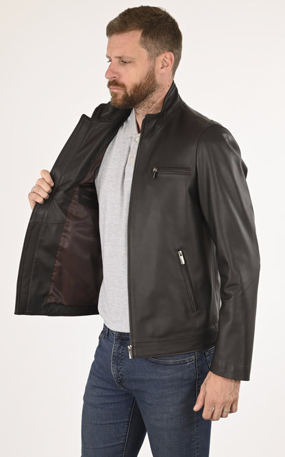 A &quot;TRENDY&quot; Marron La Canadienne Blouson Homme interior photo