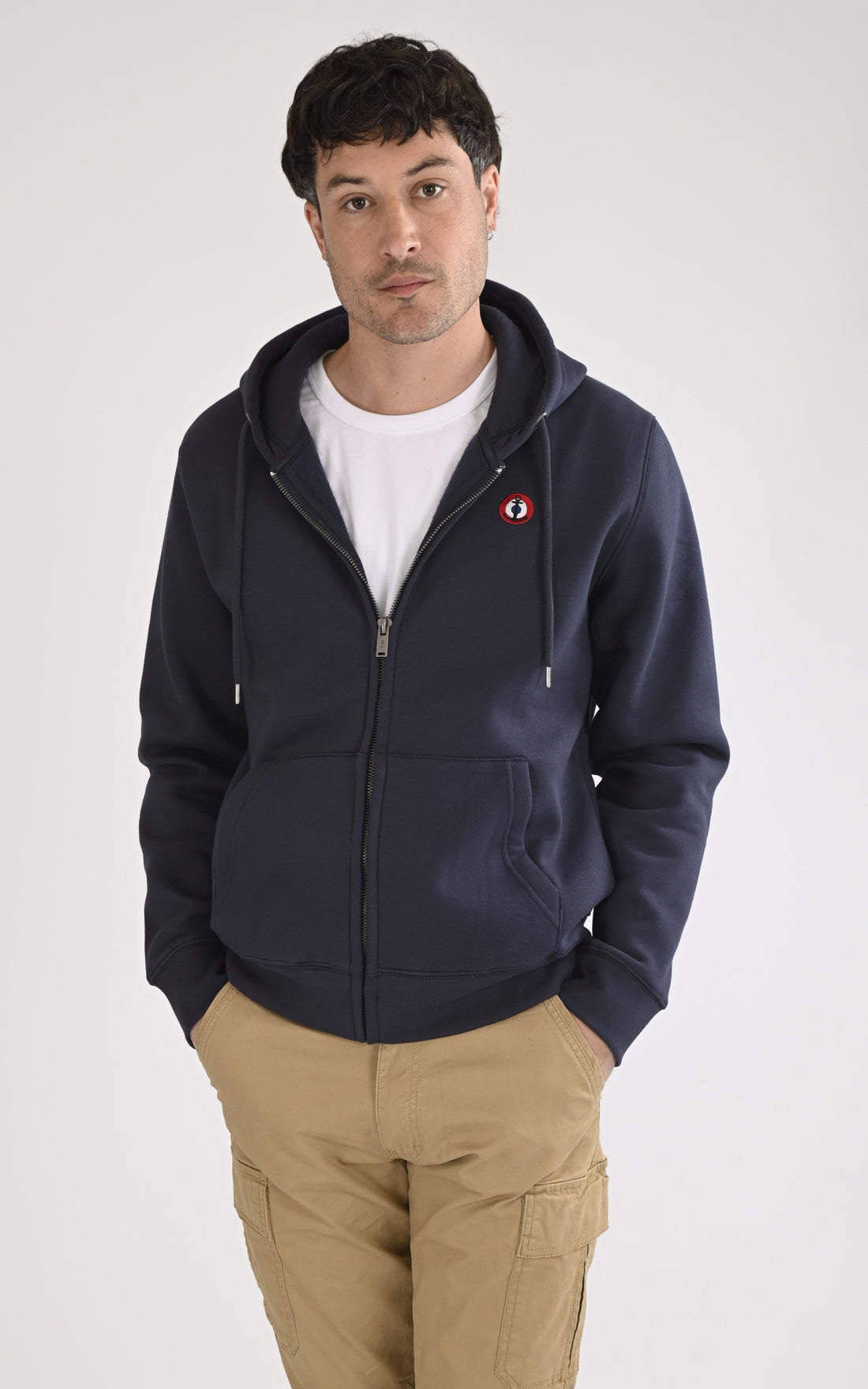 A &quot;BEECHCRAFT 103944&quot; Bleu Marine Marine Nationale Sweat Homme opened photo