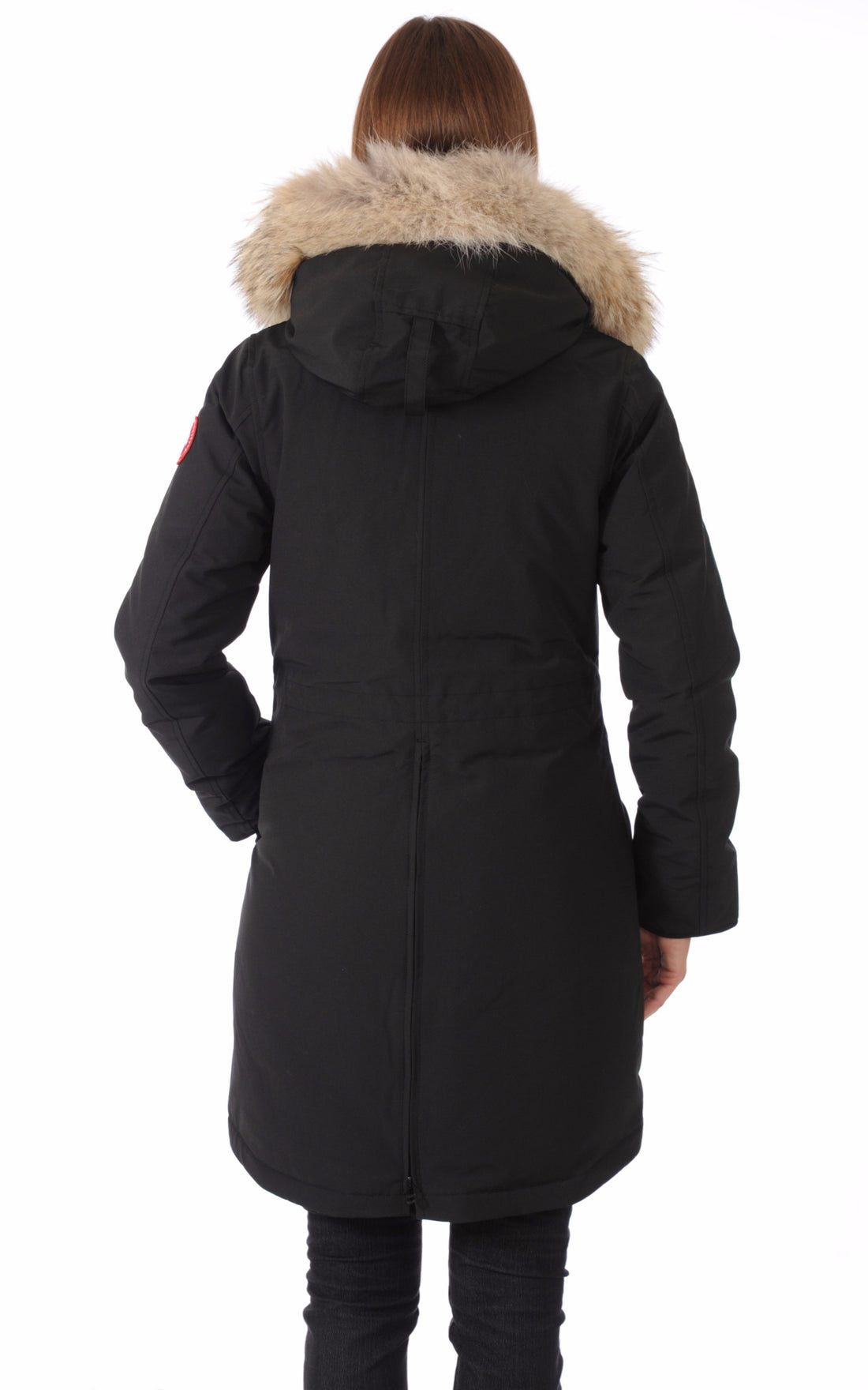 A &quot;ROSSCLAIR 2580L&quot; Noir Canada Goose 3/4 Doudoune Femme opened photo