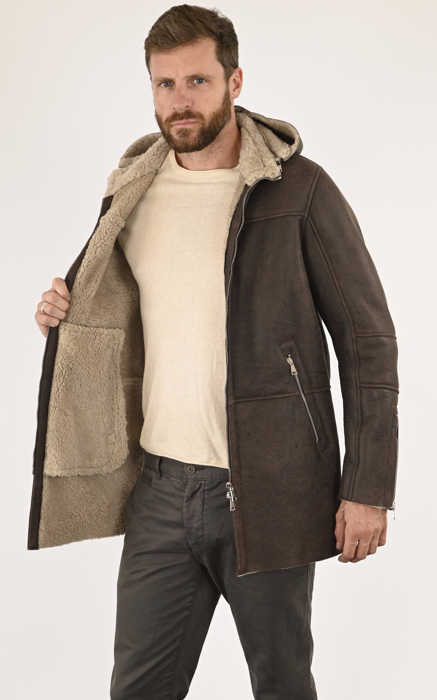 A &quot;DF795&quot; Marron La Canadienne 3/4 Homme interior photo