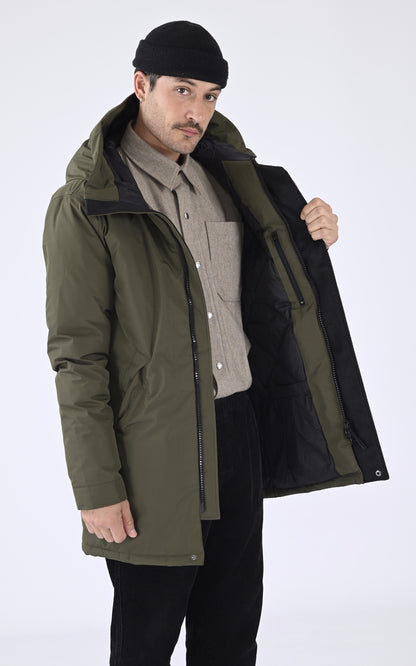 A &quot;PIERRE 3L&quot; Kaki Nobis 3/4 Doudoune Homme interior photo
