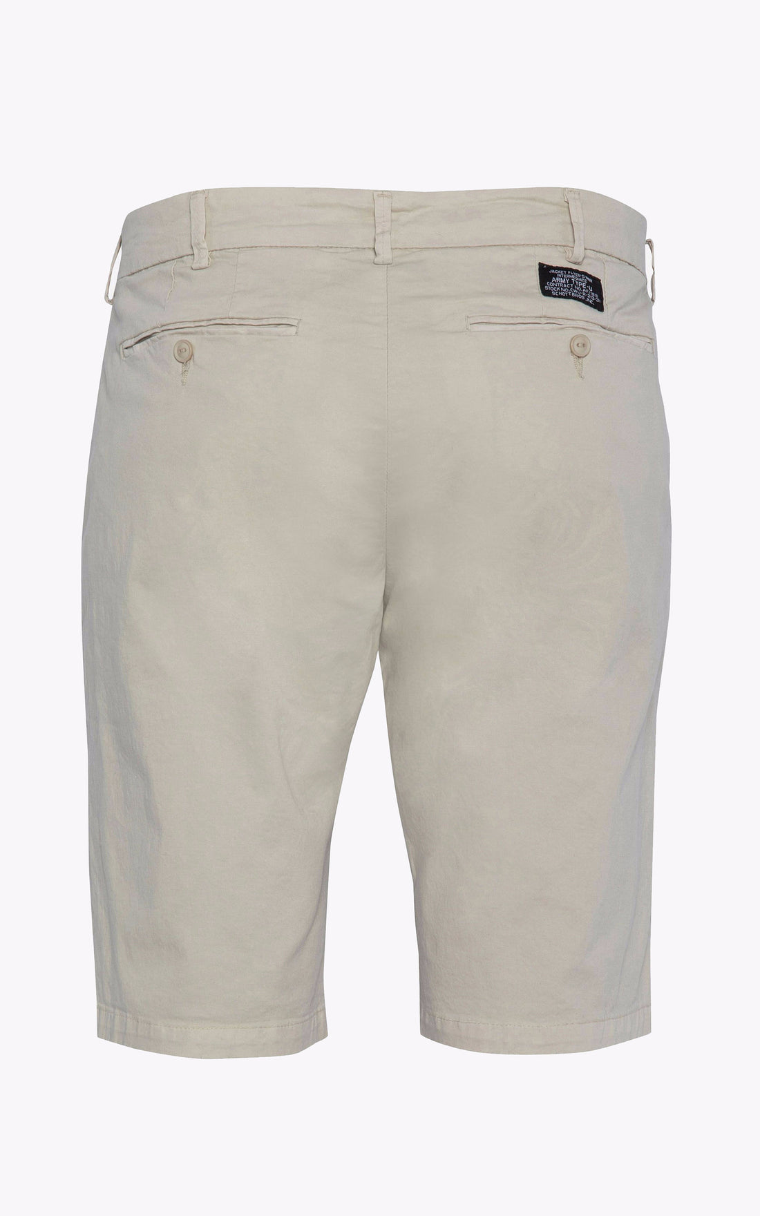A &quot;TRJO30&quot; Beige Schott Bermuda Homme opened photo
