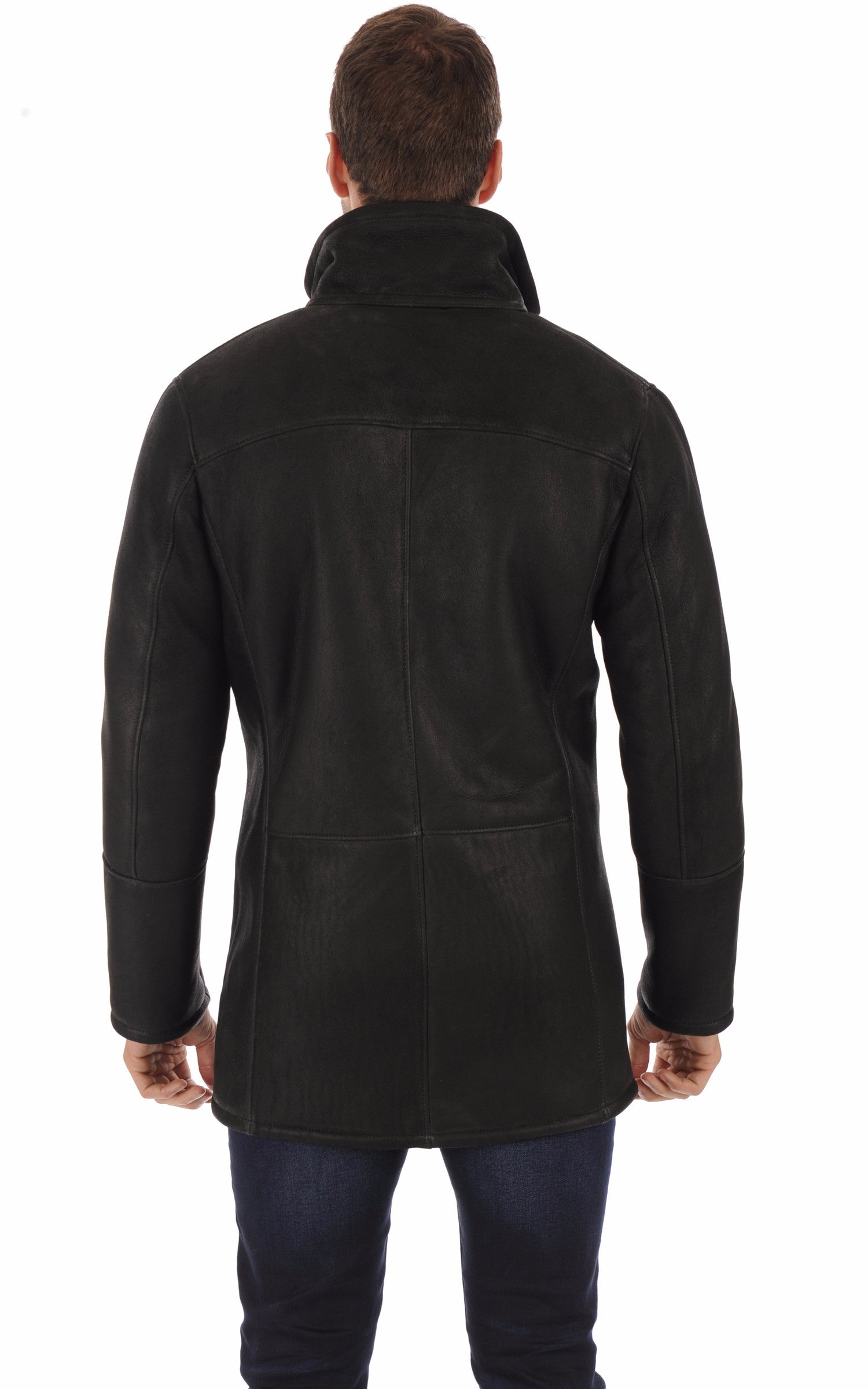 A &quot;CHRISTIAN&quot; Noir Maddox 3/4 Homme back photo 4