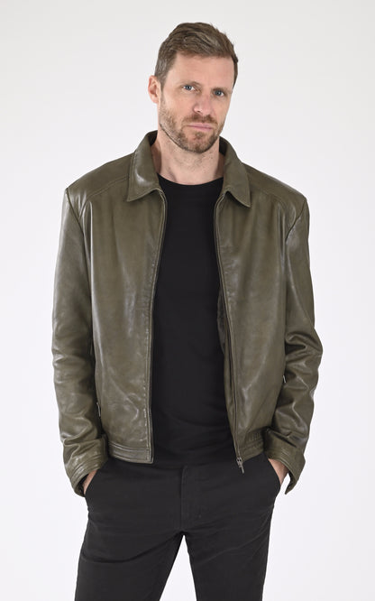 A &quot;IVAR&quot; Kaki La Canadienne Blouson Homme opened photo