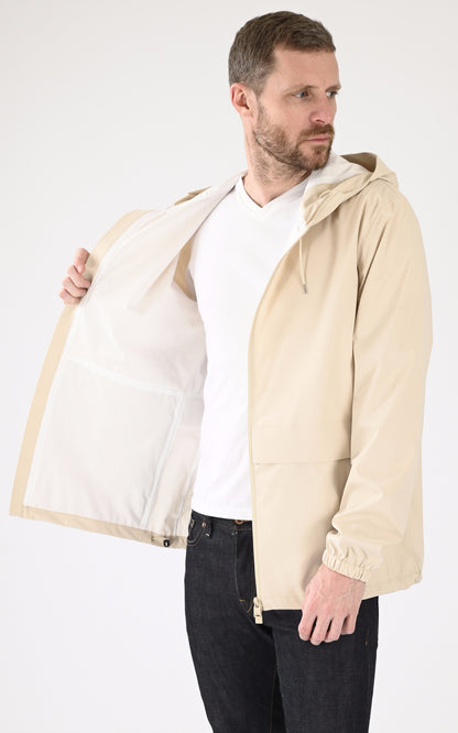 A &quot;12420 SUVA HARDSHELL POCKET&quot; Beige Rains Veste Mixte interior photo