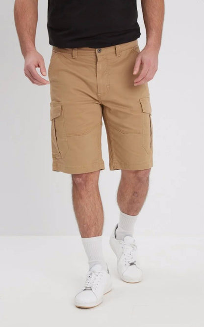 A &quot;CARGO BROKEN TWILL 102221&quot; Beige Daytona 73 Bermuda Homme closed photo
