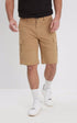 A "CARGO BROKEN TWILL 102221" Beige Daytona 73 Bermuda Homme closed photo