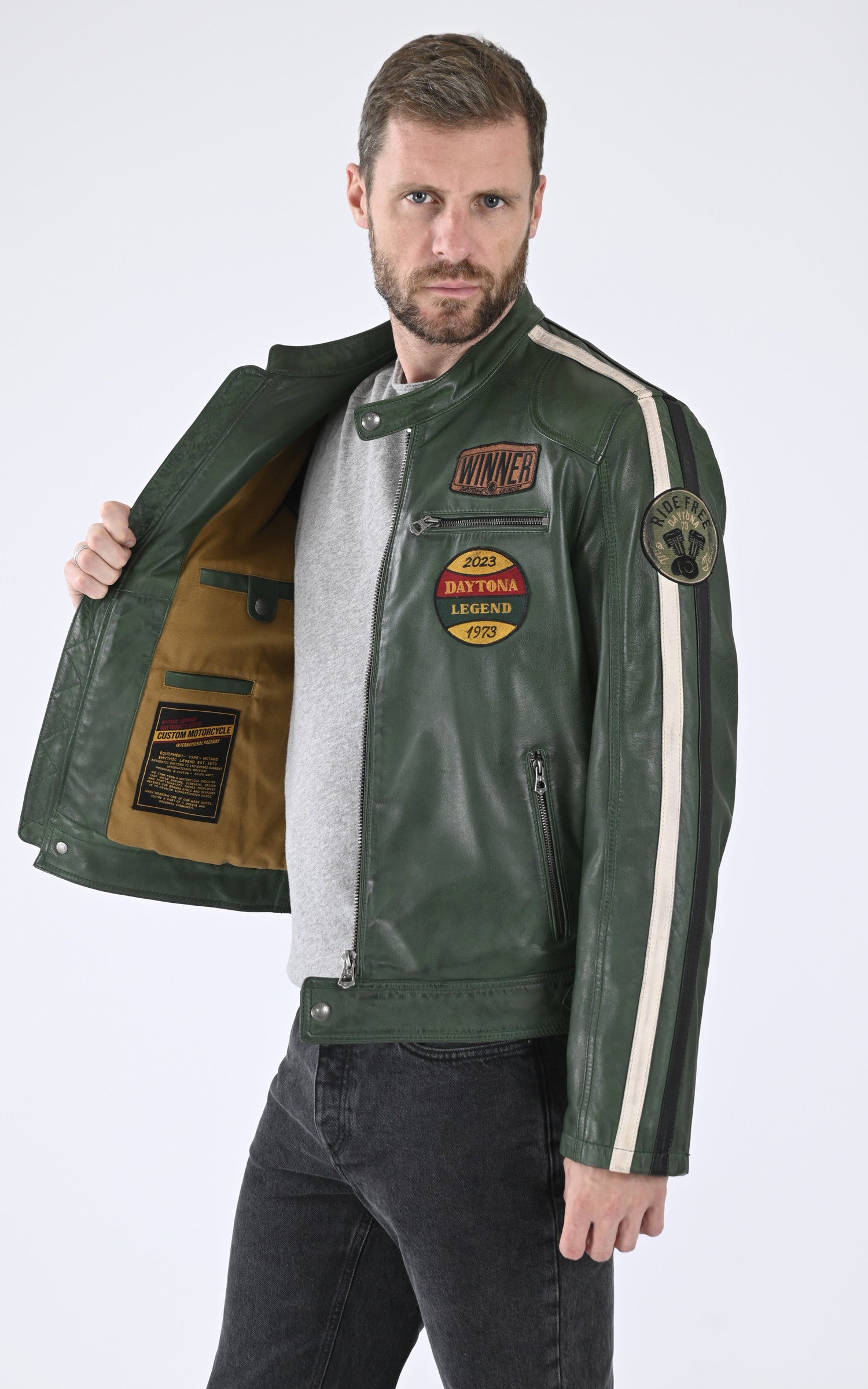 A &quot;WARTBURG 102832&quot; Vert Daytona 73 Blouson Homme interior photo 3