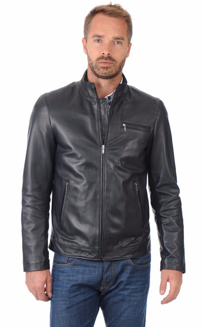 A &quot;TRENDY&quot; Marine La Canadienne Blouson Homme closed photo
