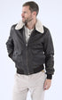 A "LC PILOT USED" Marron Schott Pilote Homme opened photo
