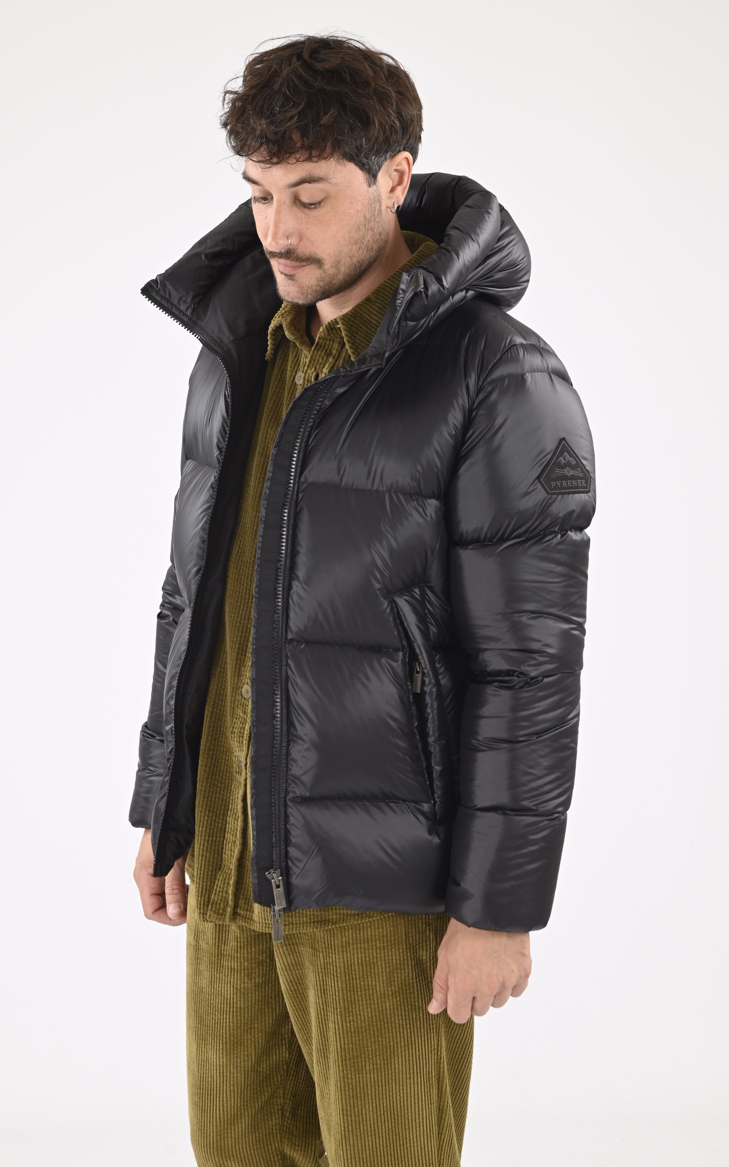 A &quot;BARRY 3 FF&quot; Noir Pyrenex Bl Doudoune Homme opened photo 2