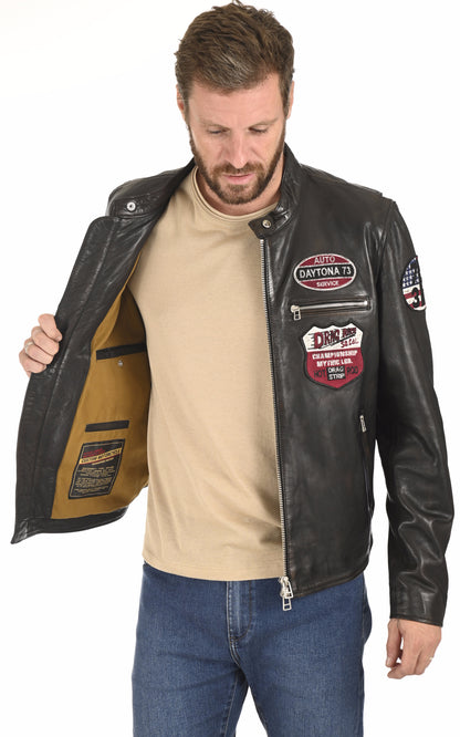 A &quot;MARTINS 102432&quot; Noir Daytona 73 Blouson Homme interior photo
