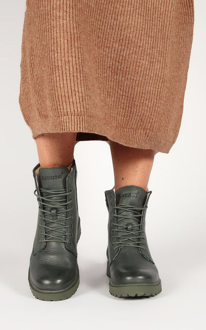 A &quot;WL02 KAJSA&quot; Kaki Blackstone Chaussures Femme closed photo