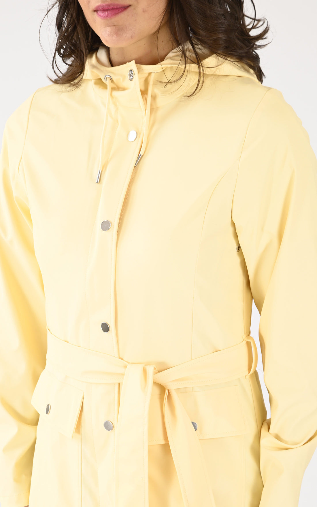 A &quot;18130 CURVE JACKET&quot; Jaune Rains 3/4 Femme opened photo