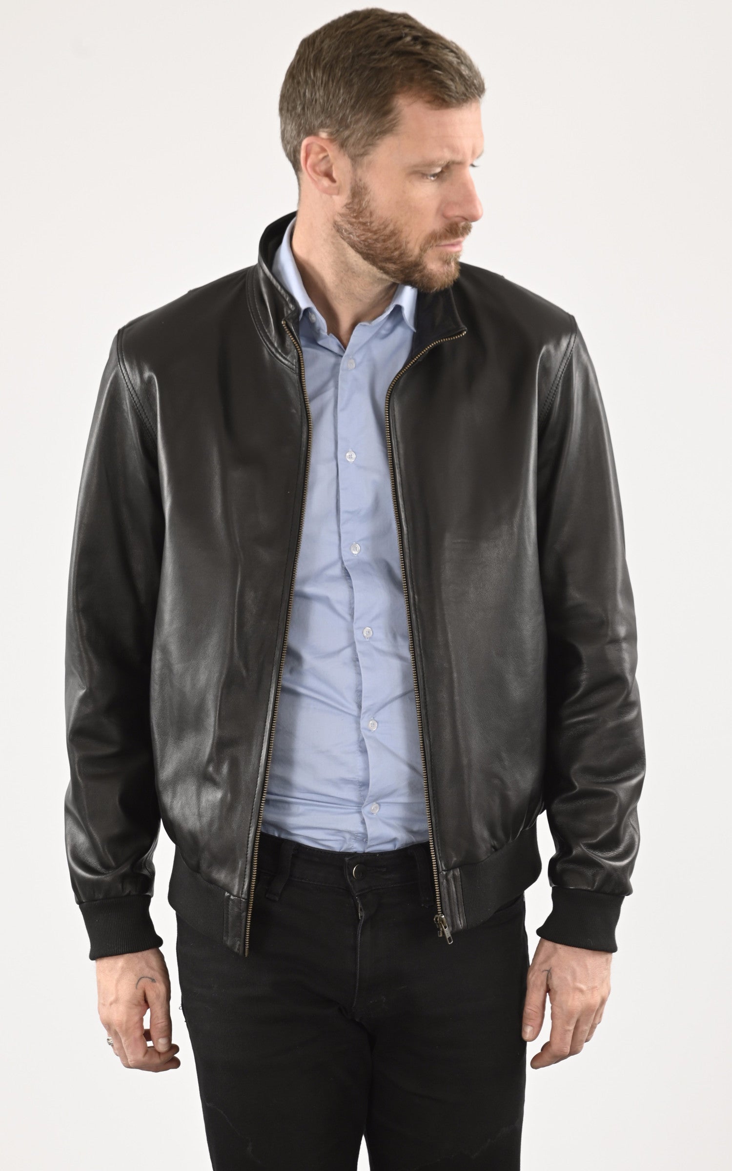 A &quot;EXPO&quot; Noir Serge Pariente Blouson Homme opened photo