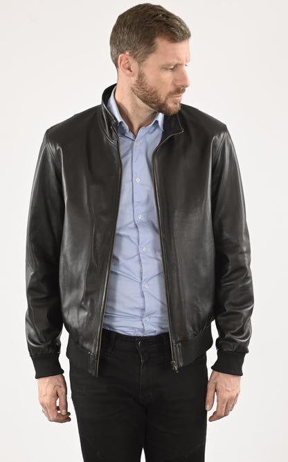 A &quot;EXPO&quot; Noir Serge Pariente Blouson Homme opened photo