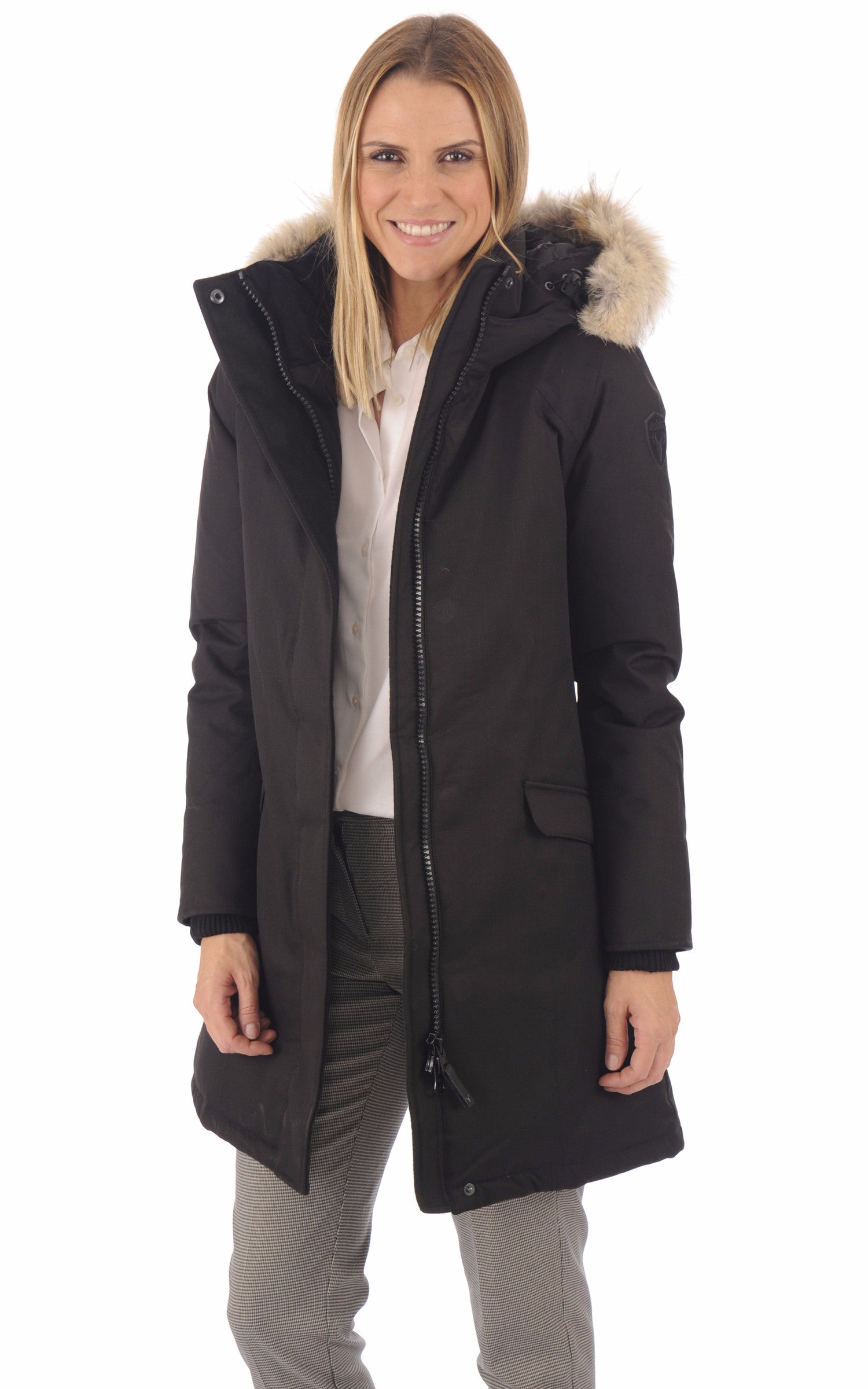 A &quot;REBECCA&quot; Noir Nobis Ves Doudoune Femme closed photo 2