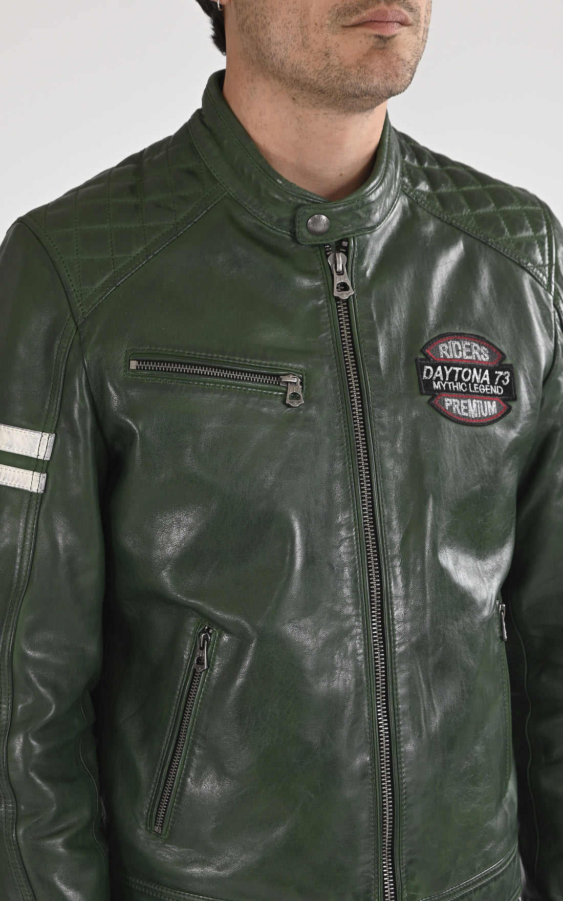 A &quot;SPENCER 104153&quot; Vert Daytona 73 Blouson Homme opened photo