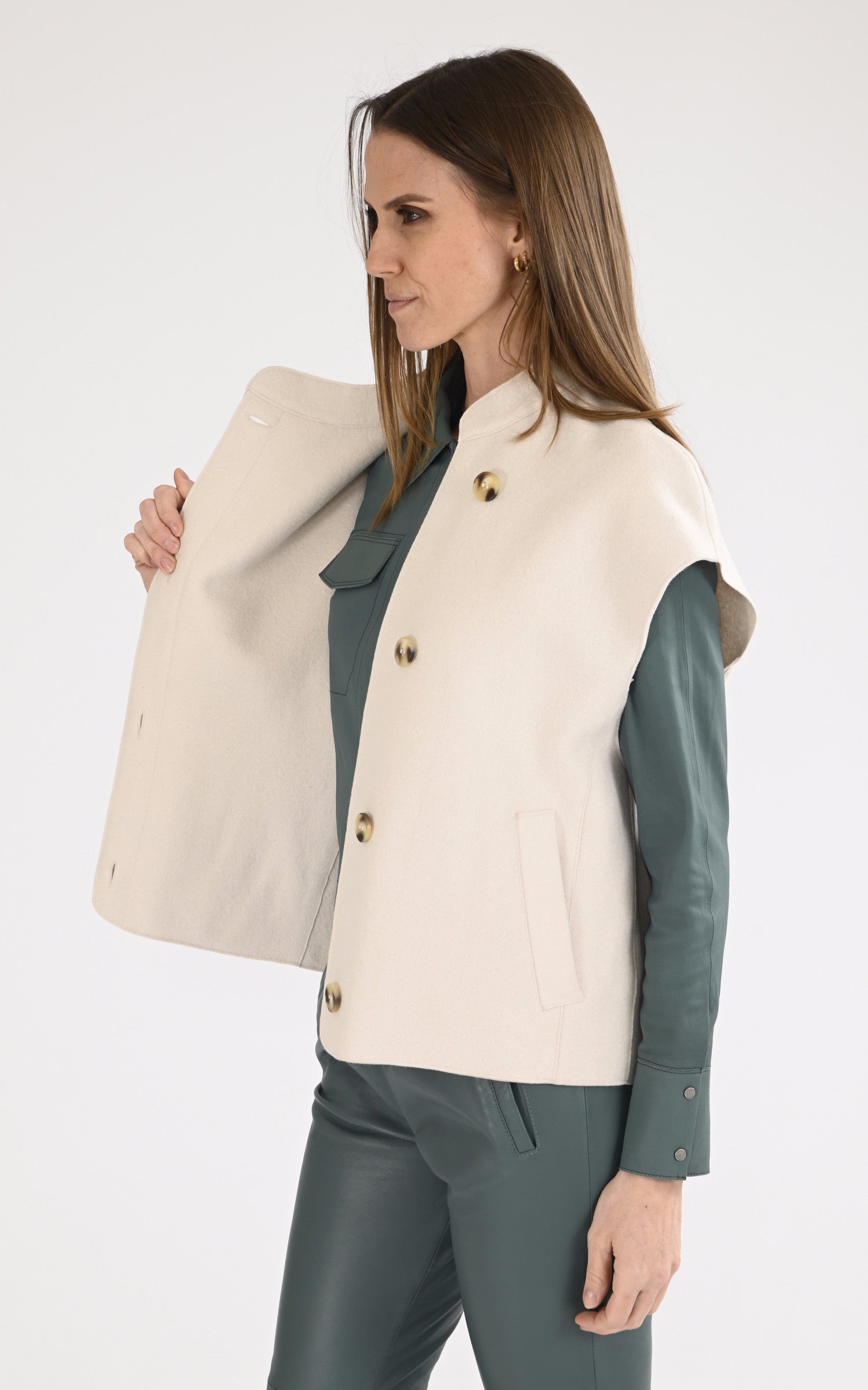 A &quot;ZELIE 65066&quot; Beige Oakwood Gilet Femme interior photo 3