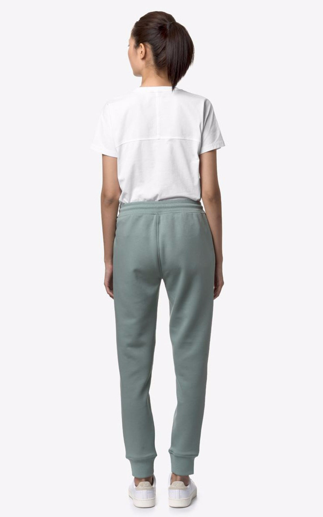 A &quot;GINEVRA LIGHT K5114KW&quot; Vert K-Way jogging Femme closed photo
