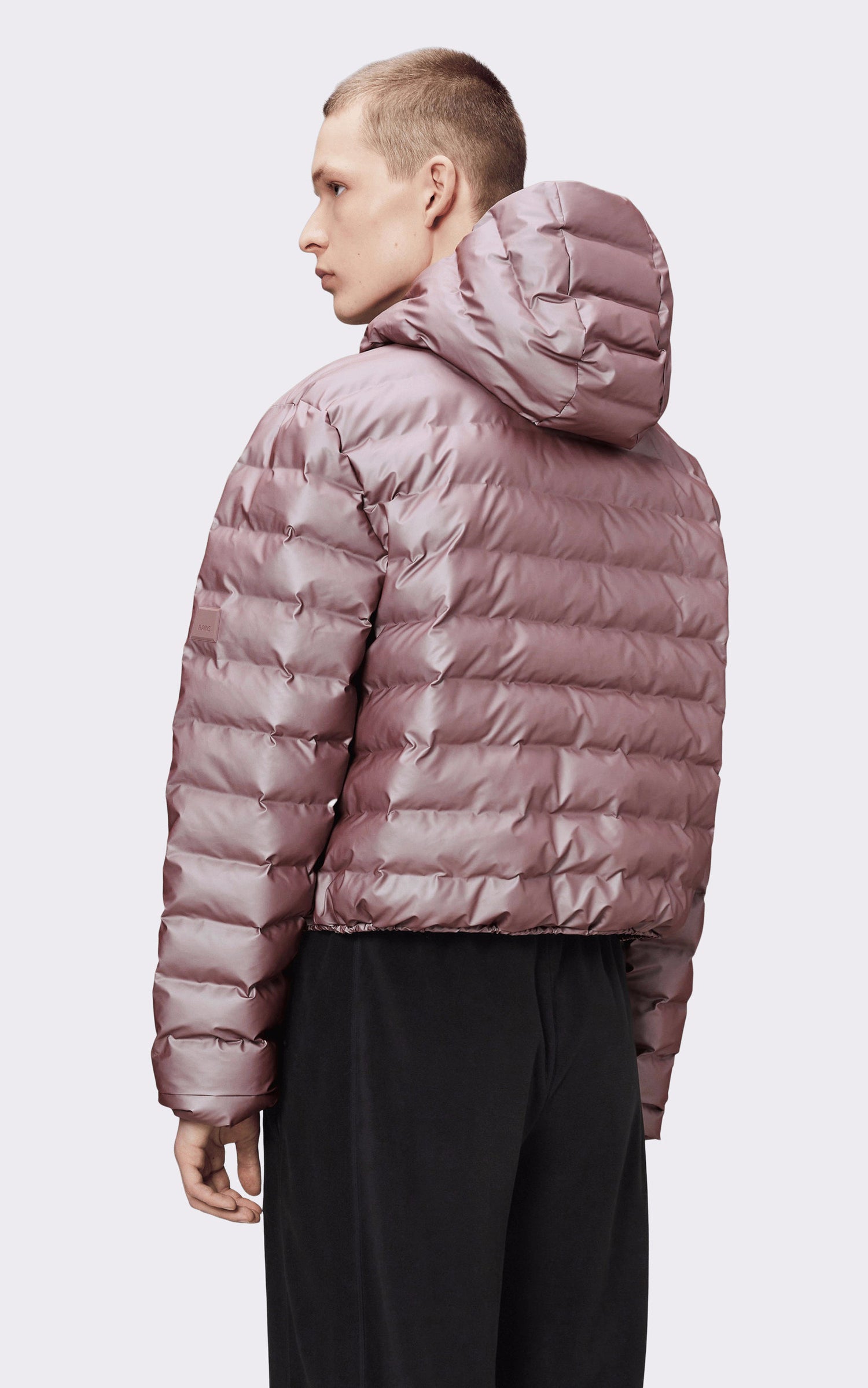 A &quot;15820 LOHJA PUFFER&quot; Violet Rains Bl Doudoune Mixte back photo 4