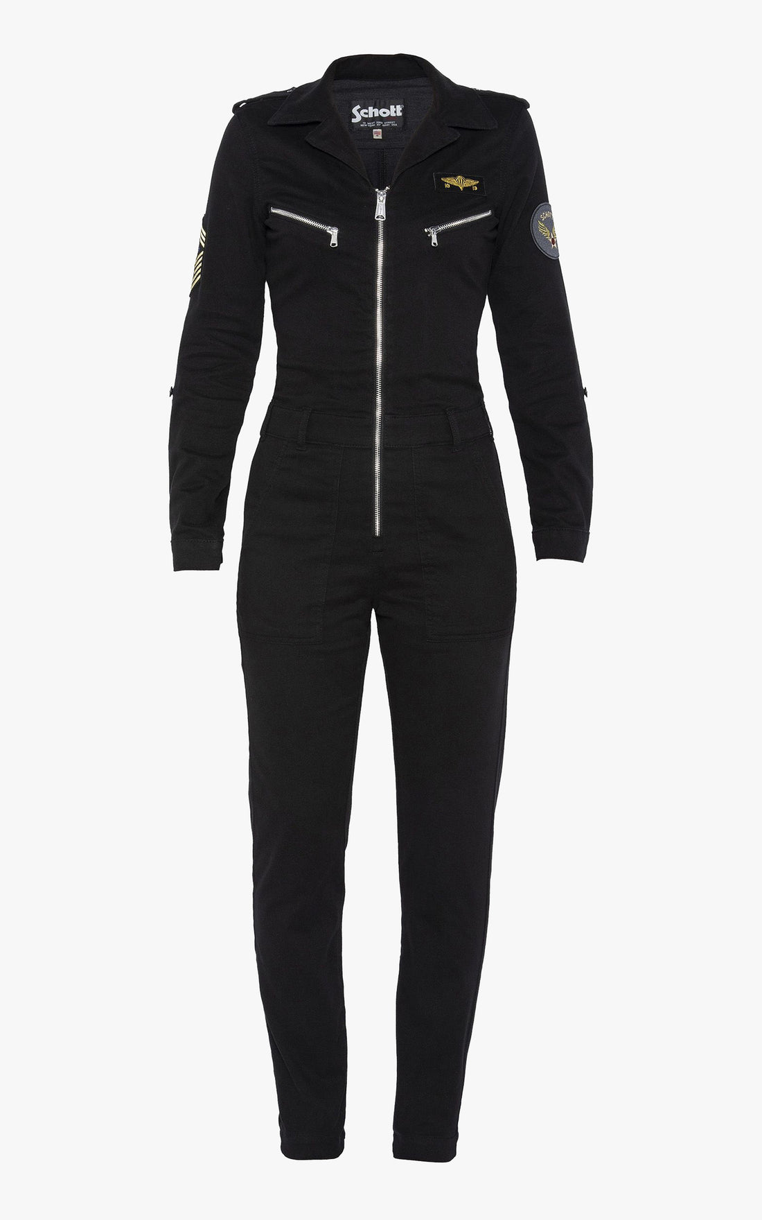 A &quot;TR JUMP 21 W&quot; Noir Schott Combinaison Femme opened photo