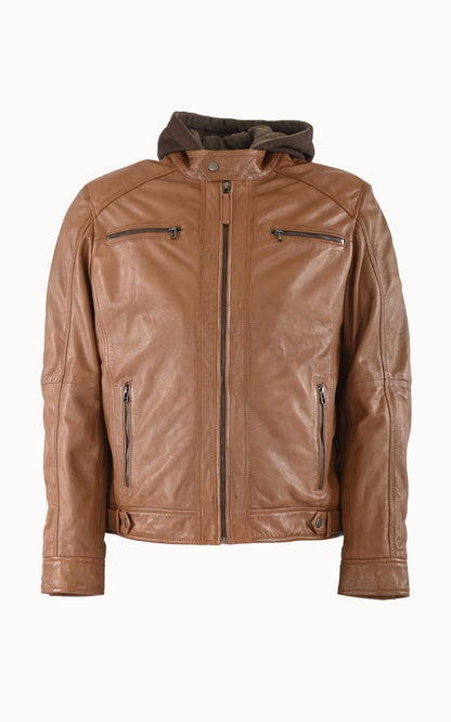 A &quot;ERIKO CAP GT&quot; Marron Serge Pariente Blouson Homme opened photo