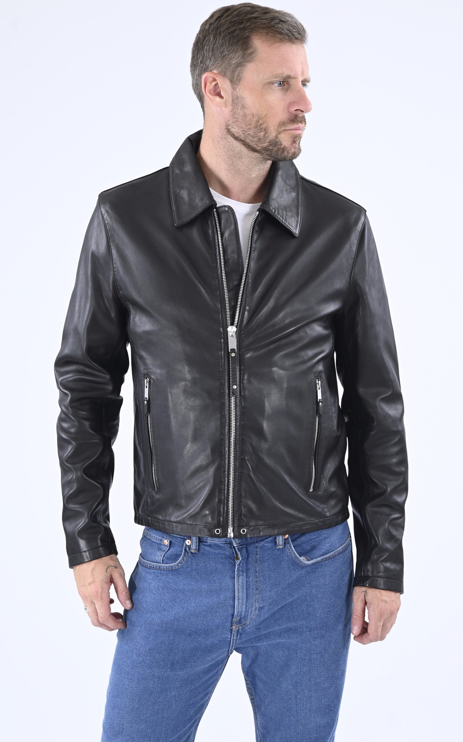 A &quot;SIMER 102728&quot; Noir Daytona 73 Blouson Homme closed photo 2