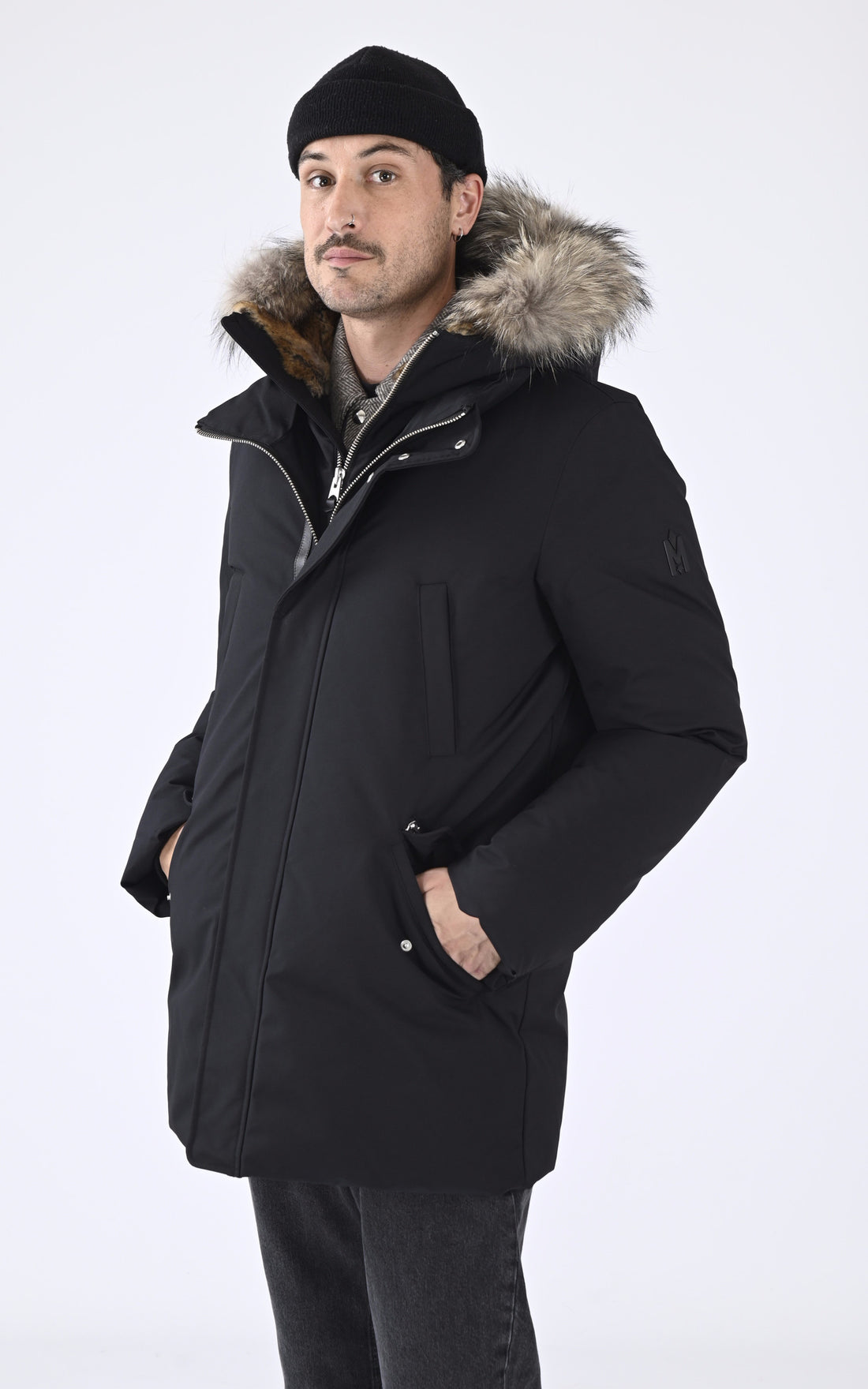 A &quot;EDWARD-F&quot; Noir Mackage Ves Doudoune Homme opened photo