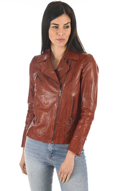 A &quot;JULIETTE 100096&quot; Rouge Rose Garden Blouson Femme closed photo