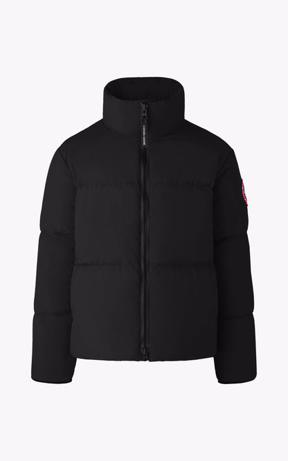 A &quot;LAWRENCE PUFFER 2802M&quot; Noir Canada Goose Ves Doudoune Homme back photo