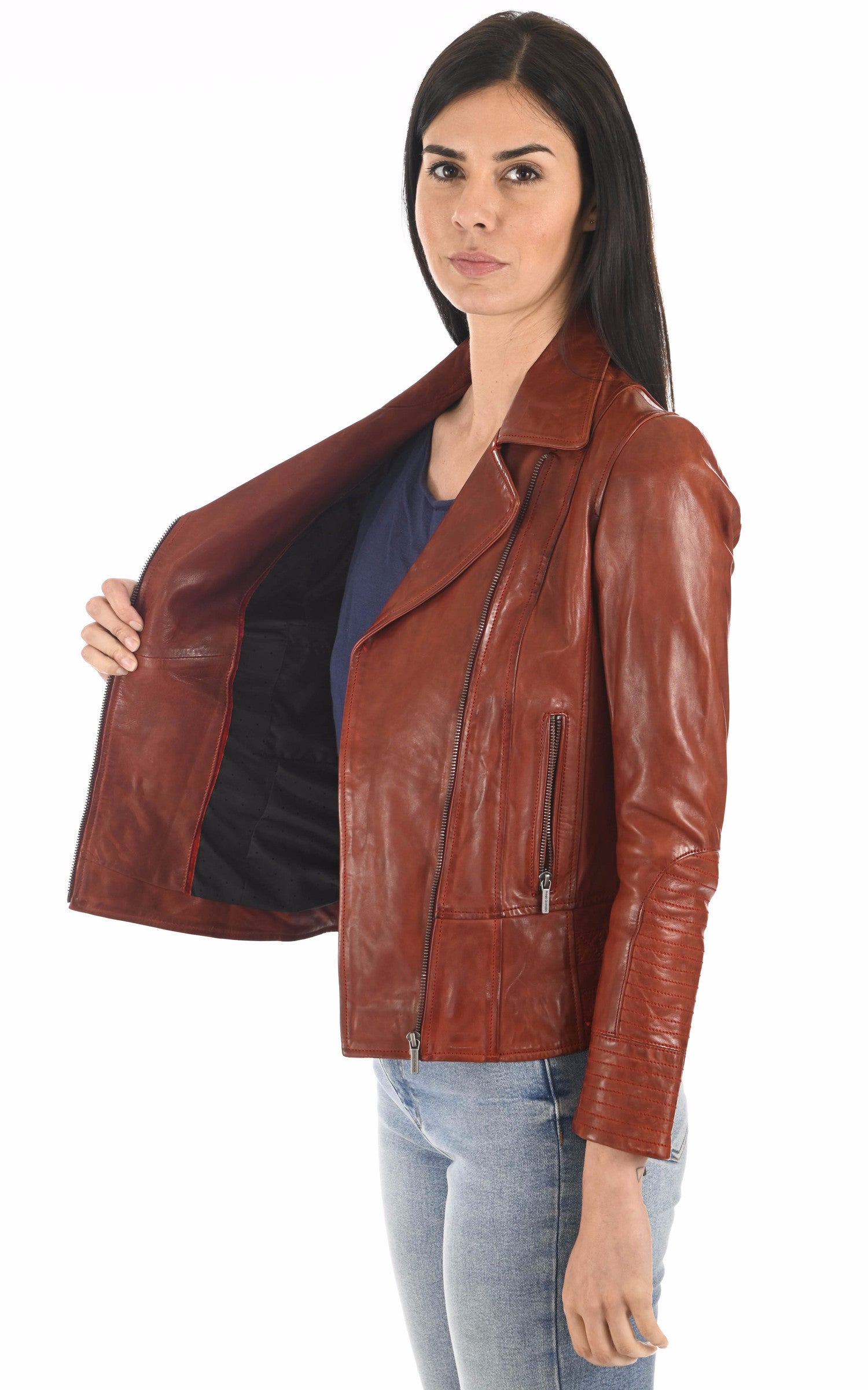 A &quot;JULIETTE 100096&quot; Rouge Rose Garden Blouson Femme interior photo 3