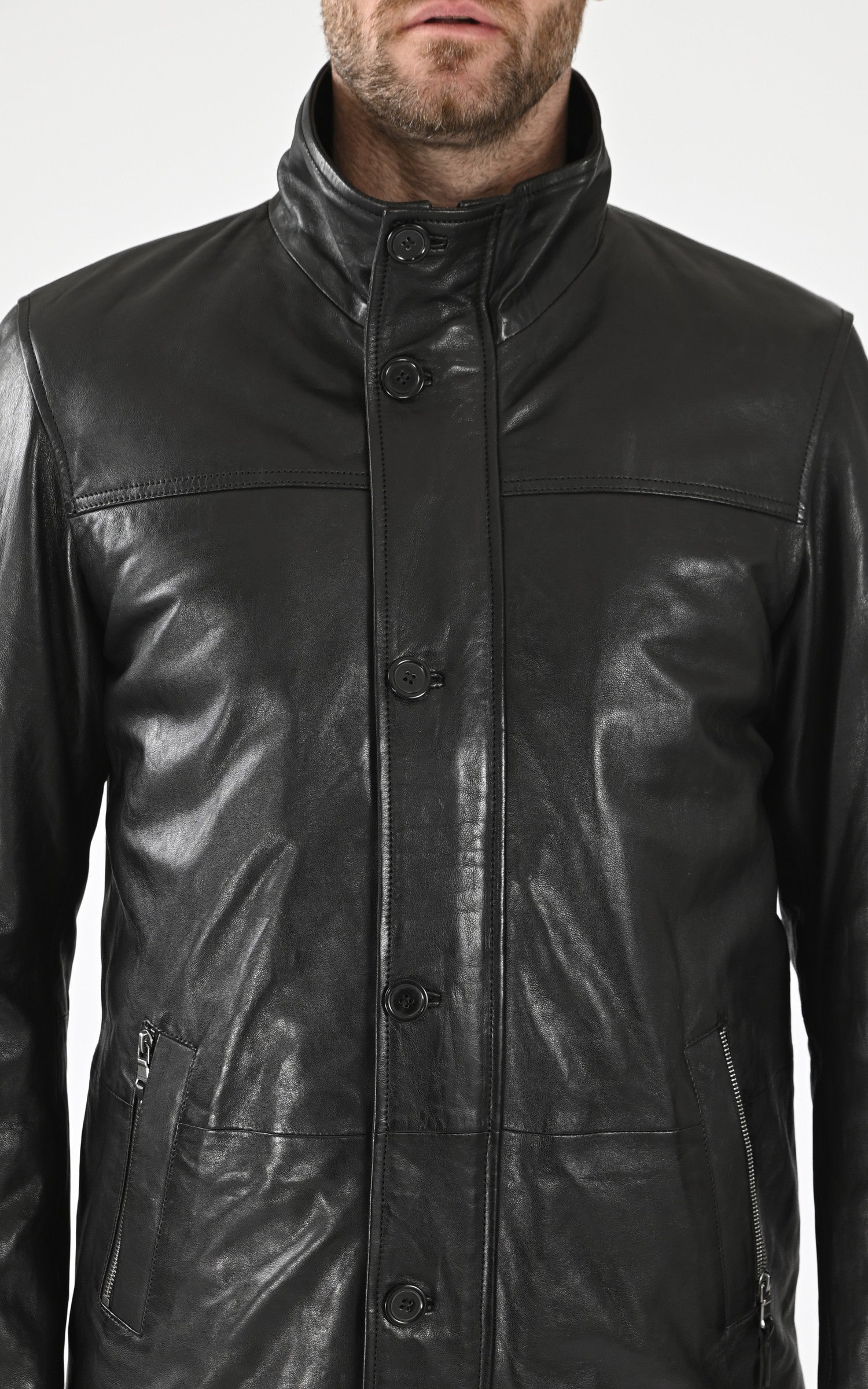 A &quot;MOOSE 102872&quot; Noir Daytona 73 3/4 Homme details photo