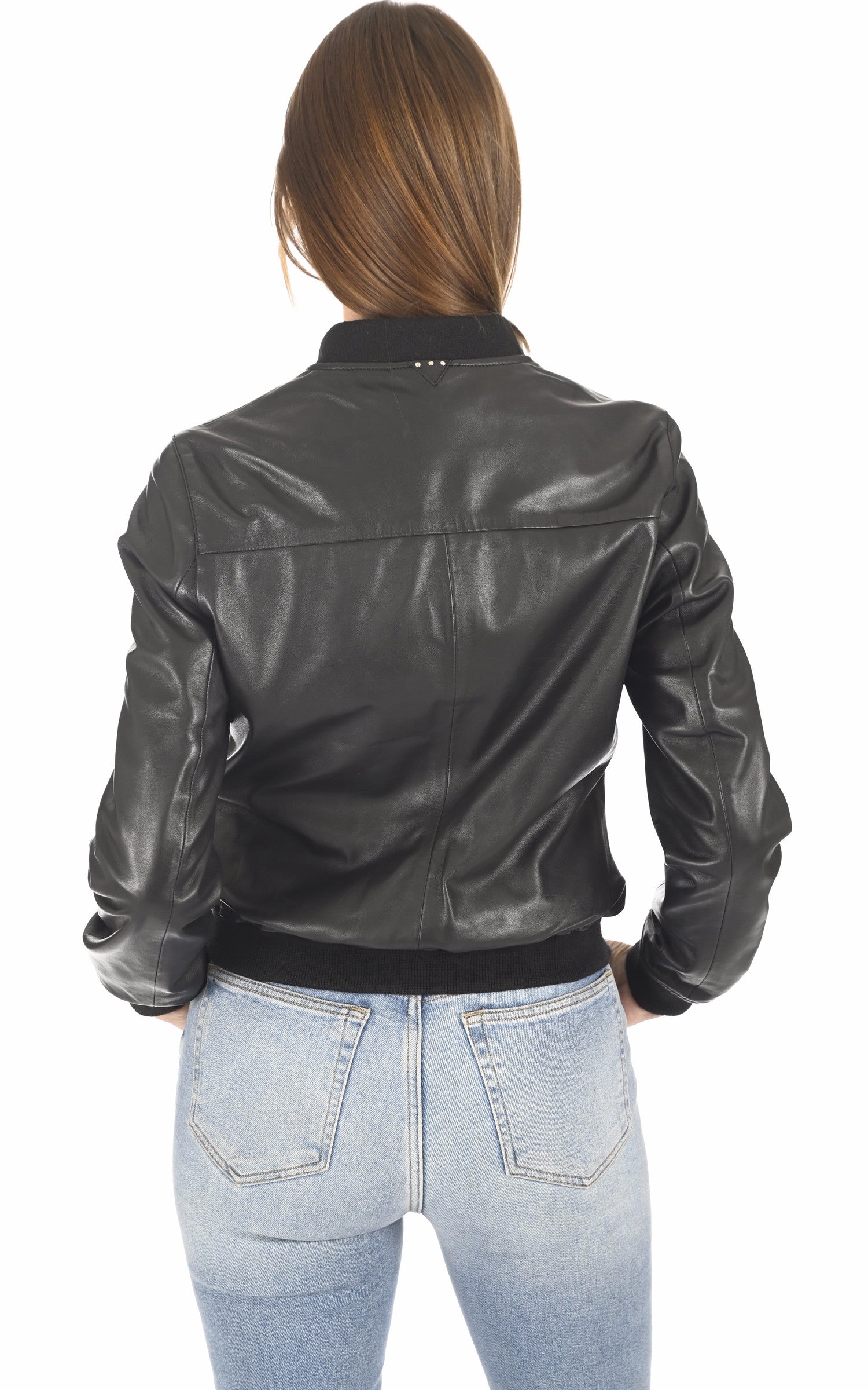 A &quot;BOMY 102191&quot; Noir Rose Garden Blouson Femme back photo 4