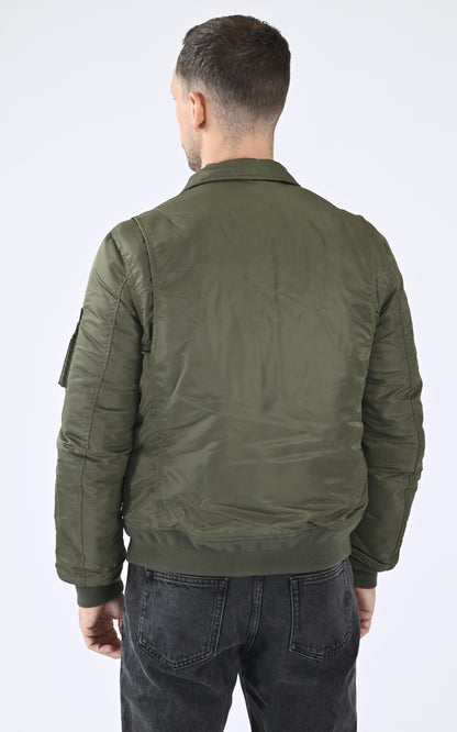 A &quot;210100 RS&quot; Kaki Schott Blouson Mixte back photo