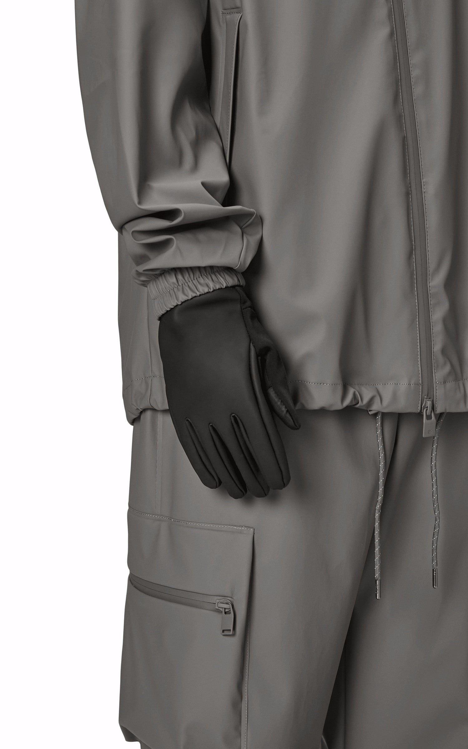 A &quot;16720 GLOVES W1T1&quot; Noir Rains Gants Mixte closed photo 2
