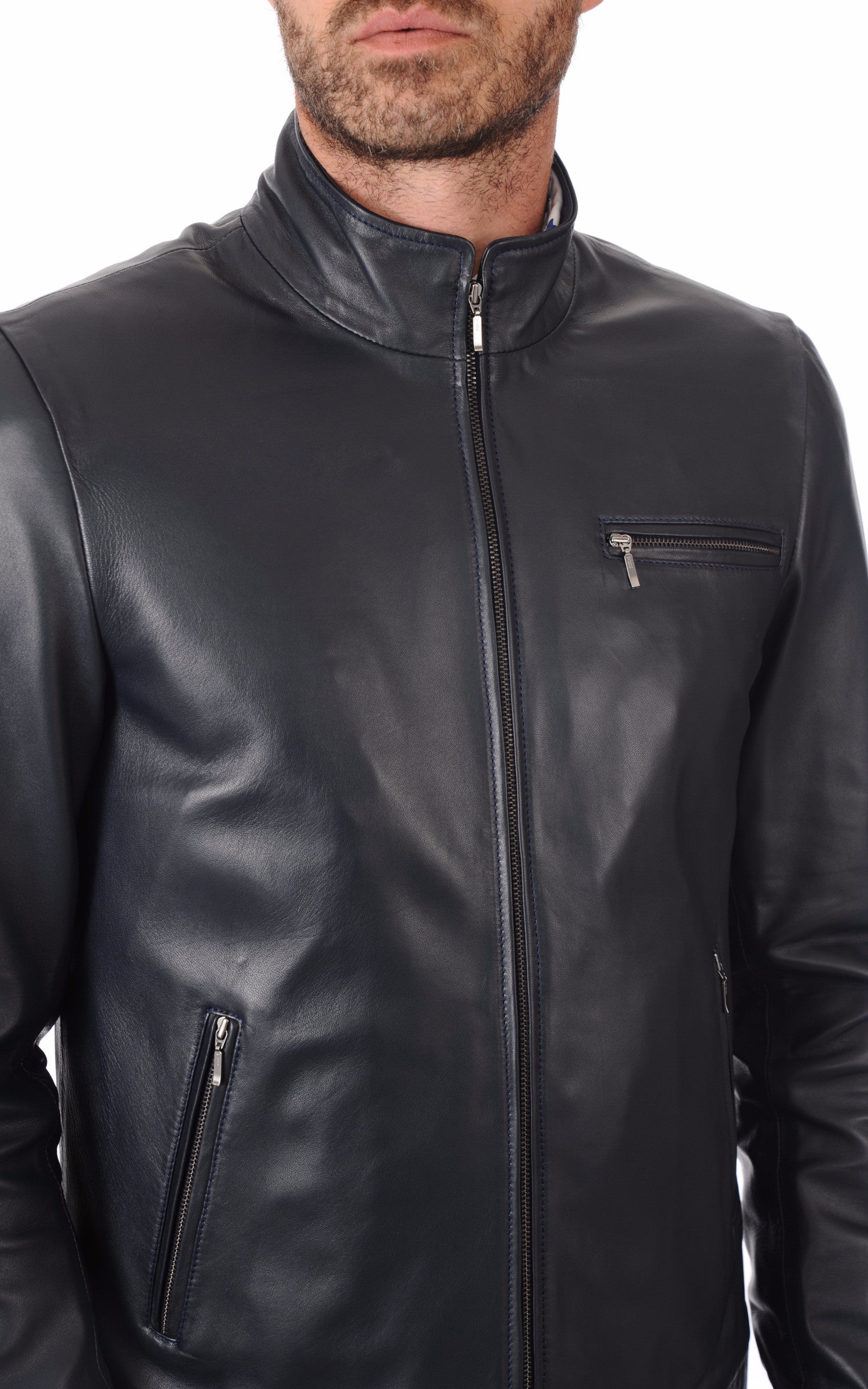 A &quot;TRENDY&quot; Marine La Canadienne Blouson Homme details photo