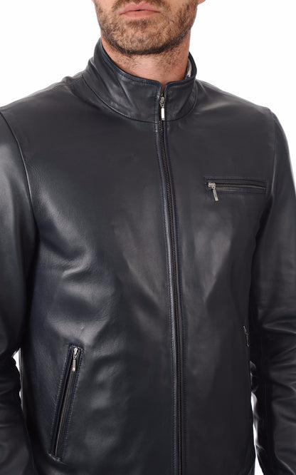 A &quot;TRENDY&quot; Marine La Canadienne Blouson Homme details photo