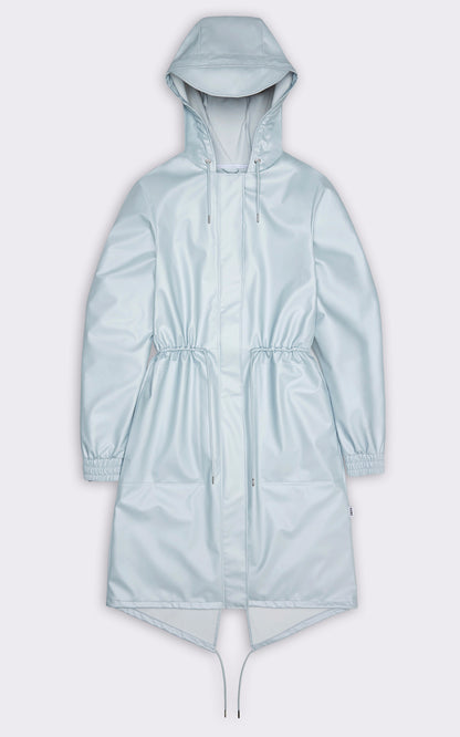 A &quot;18550 STRING PARKA&quot; Bleu Rains 7/8 Femme back photo