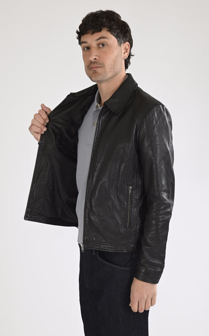 A &quot;IVAR&quot; Noir La Canadienne Blouson Homme interior photo