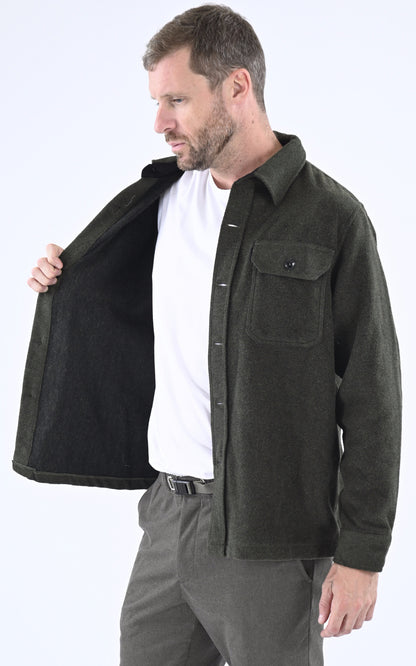 A &quot;SH CARL 3&quot; Kaki Schott Chemise Homme interior photo