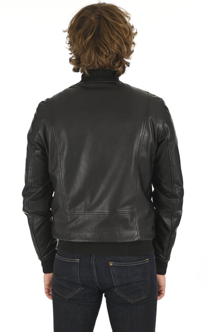 A &quot;BEN-2&quot; Noir La Canadienne Blouson Homme back photo