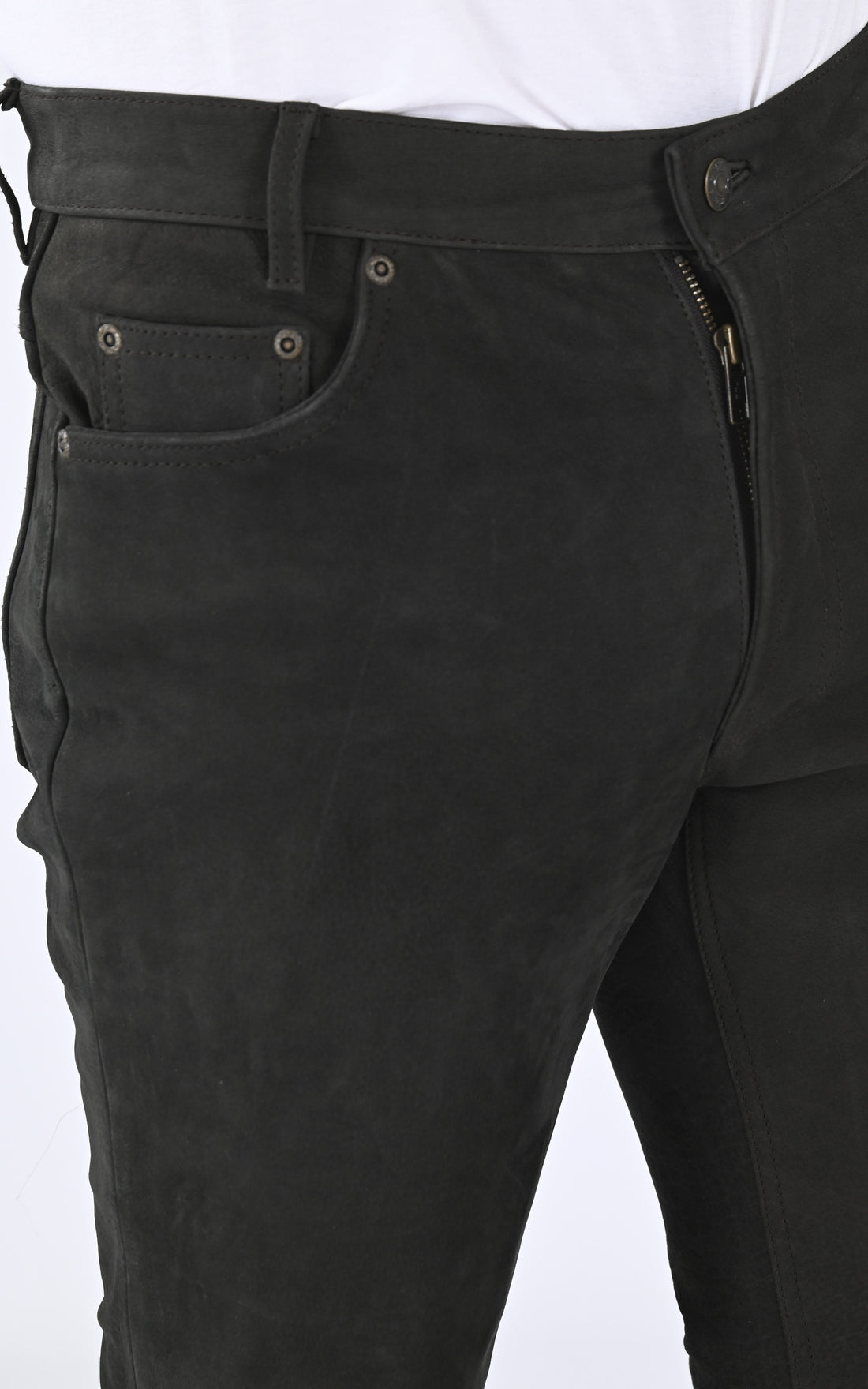 A &quot;LAURIN&quot; Marron Foncé Maddox Pantalon Homme closed photo