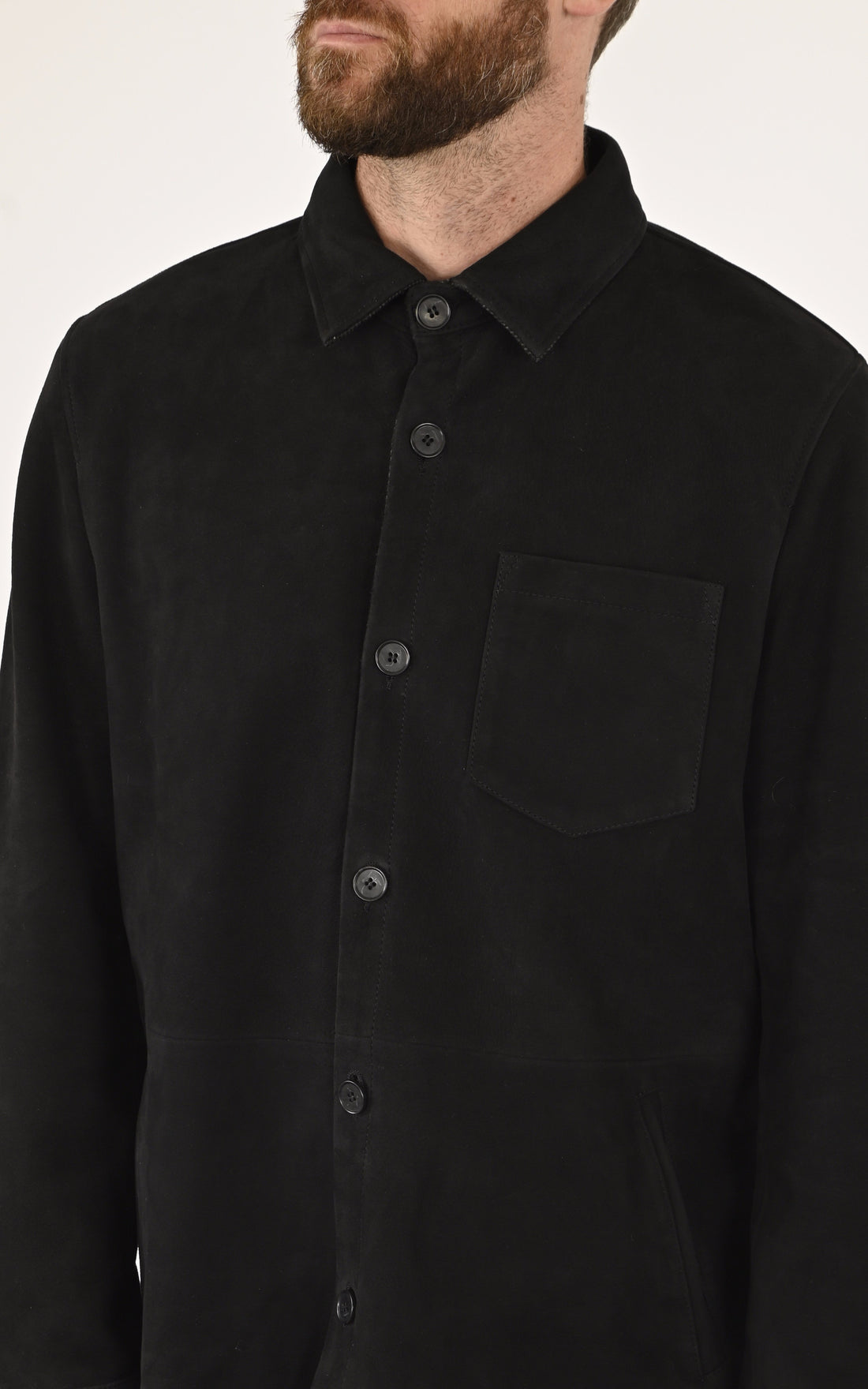 A &quot;4870&quot; Noir La Canadienne Veste Homme opened photo