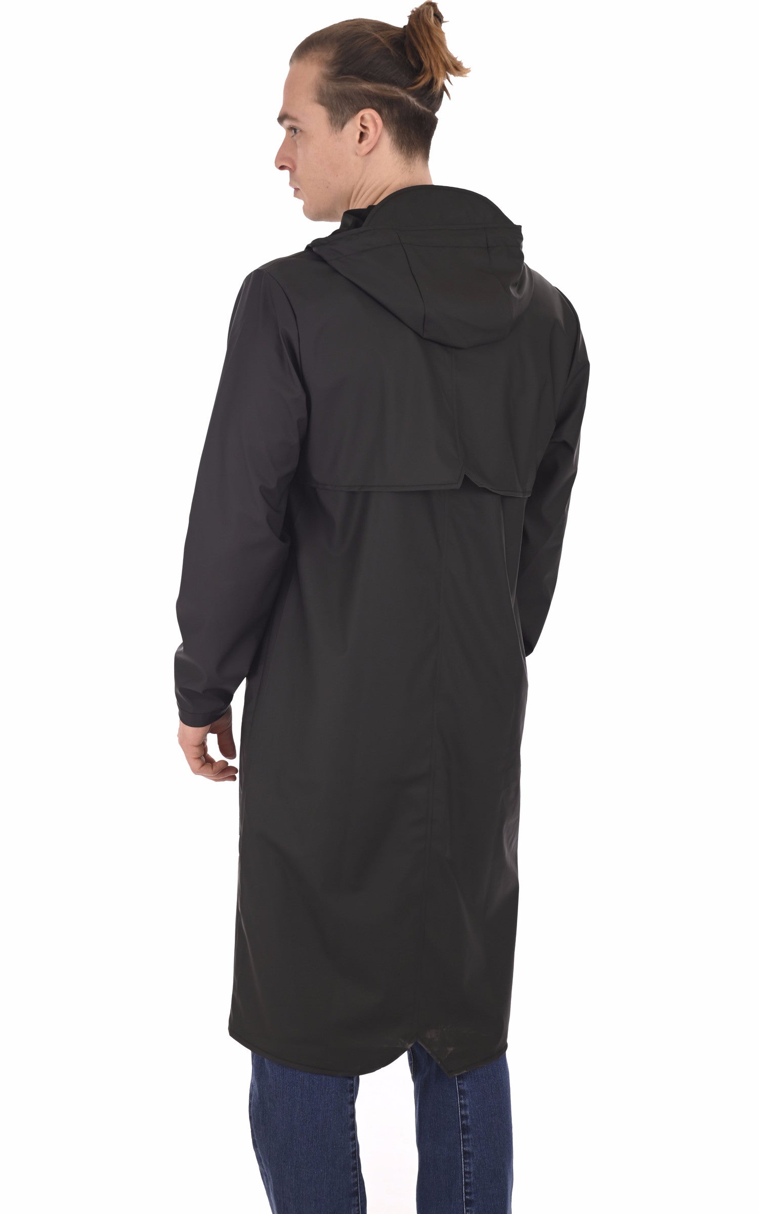 A &quot;LONGER JACKET 1836&quot; Noir Rains 7/8 Homme back photo