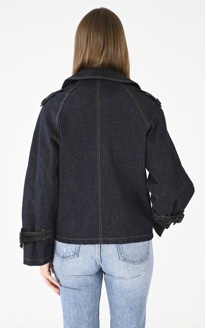 A &quot;LOUANE 64858&quot; Bleu Oakwood Veste Femme back photo