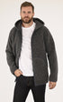 A "WOO" Gris La Canadienne Veste Homme opened photo